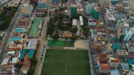 aerial view of the city of dar es salaam