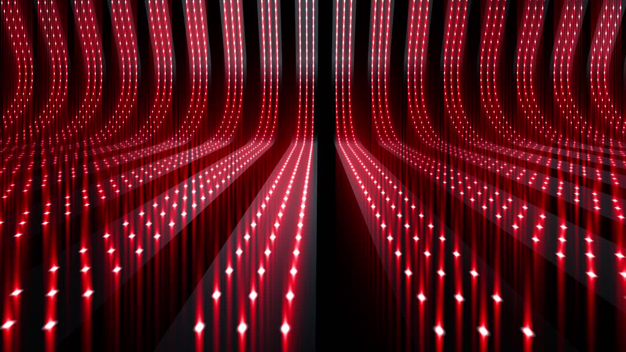 Red Glowing Stage Lights