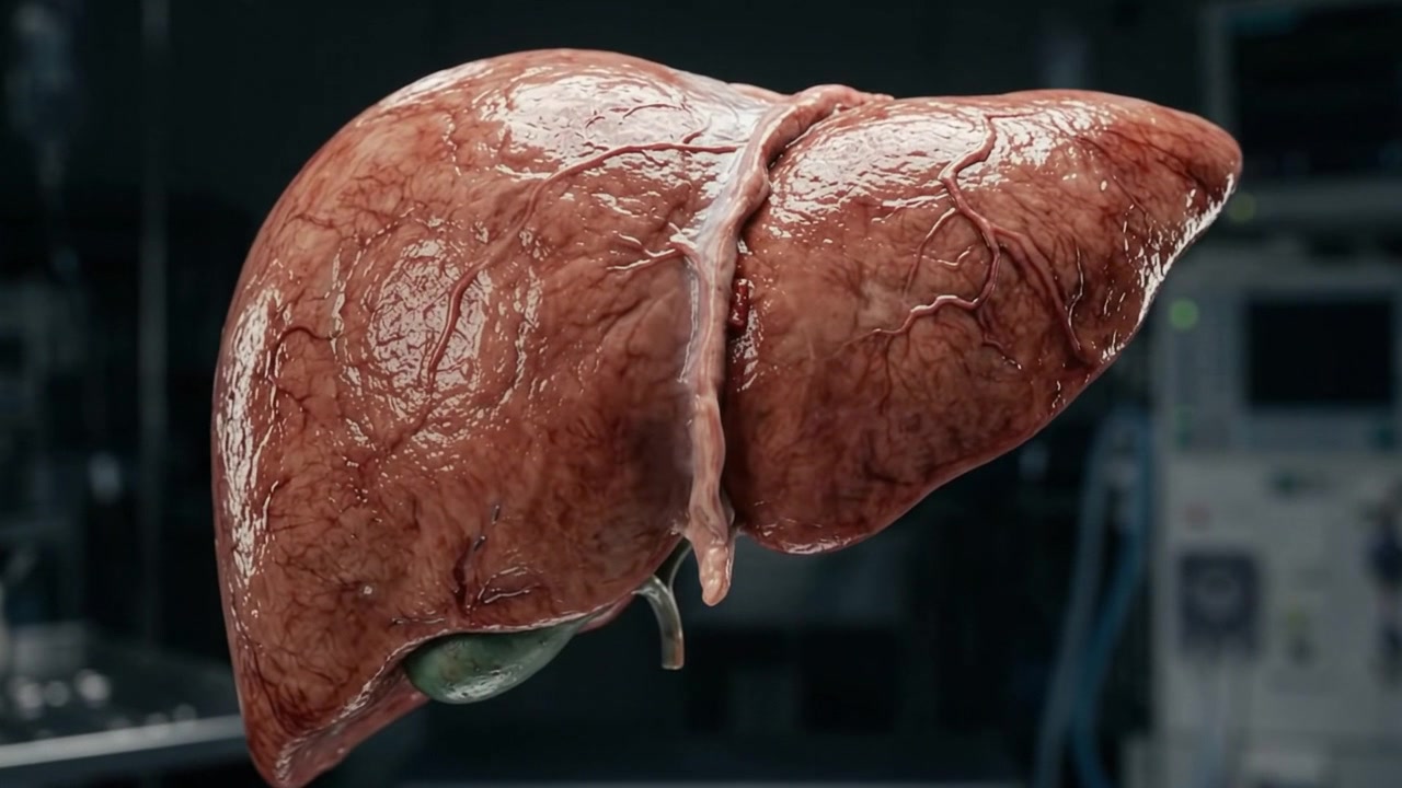 3D Medical Animation of Human Liver Anatomy