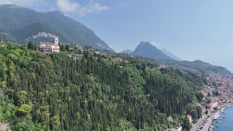 toscolano maderno , lake garda italy drone,aerial