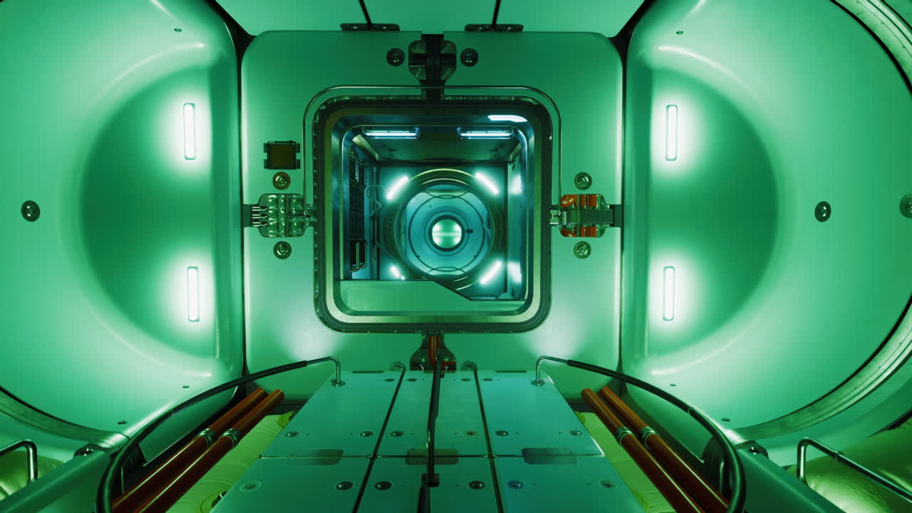 우주 정거장 및 전자 기술 개념