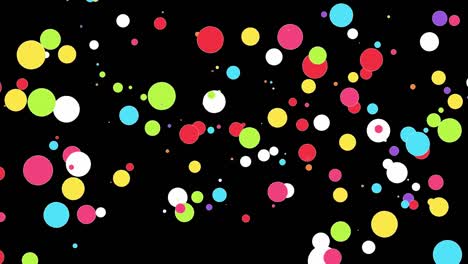 particle pop abstract effect background