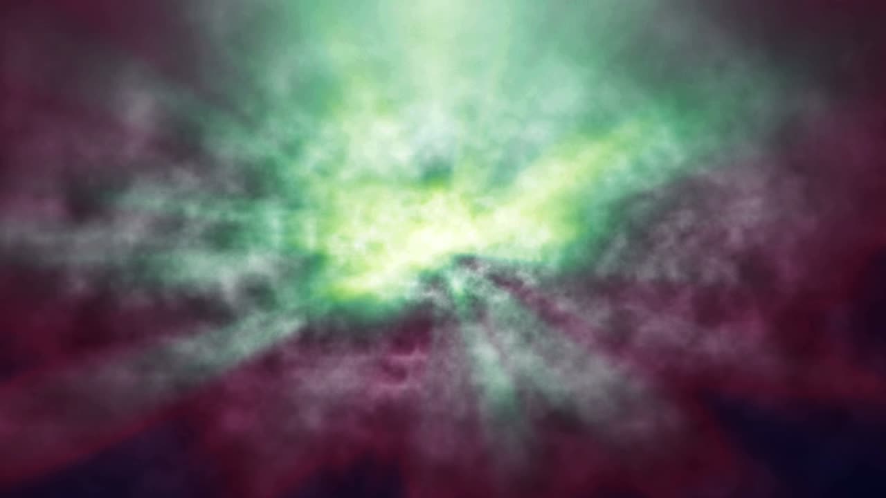 구름의 연기에 날아 4k 컬러