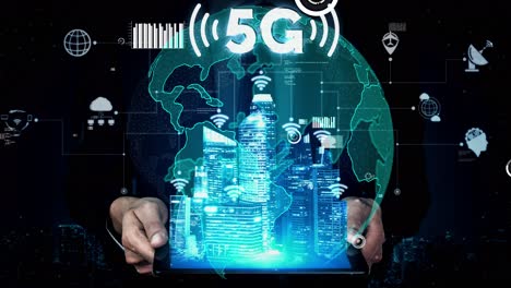 5g-Kommunikationstechnologie-Des-Internet-Netzwerks-Konzeptionell