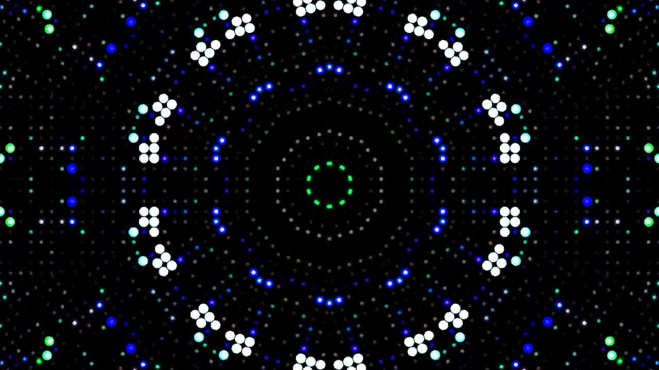Bright abstract light governing full color, kaleidoscope