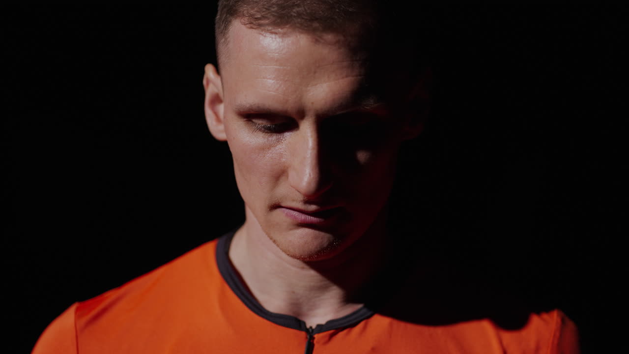 남자 의 클로즈업 초상화