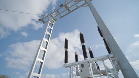 construction of a transformer substation