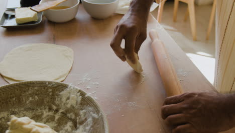 making flatbread at home