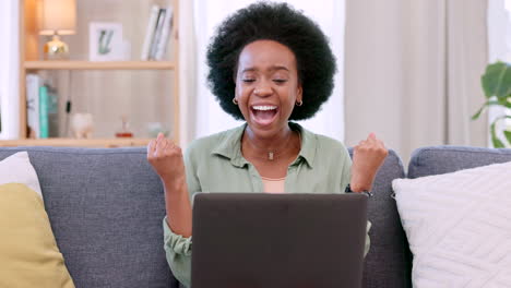 smiling, excited and happy woman looking shocked