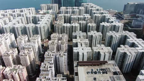 Aerial-view-of-Hong-Kong-Whampoa-area-residential-buildings