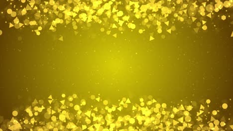 golden geometric abstract background