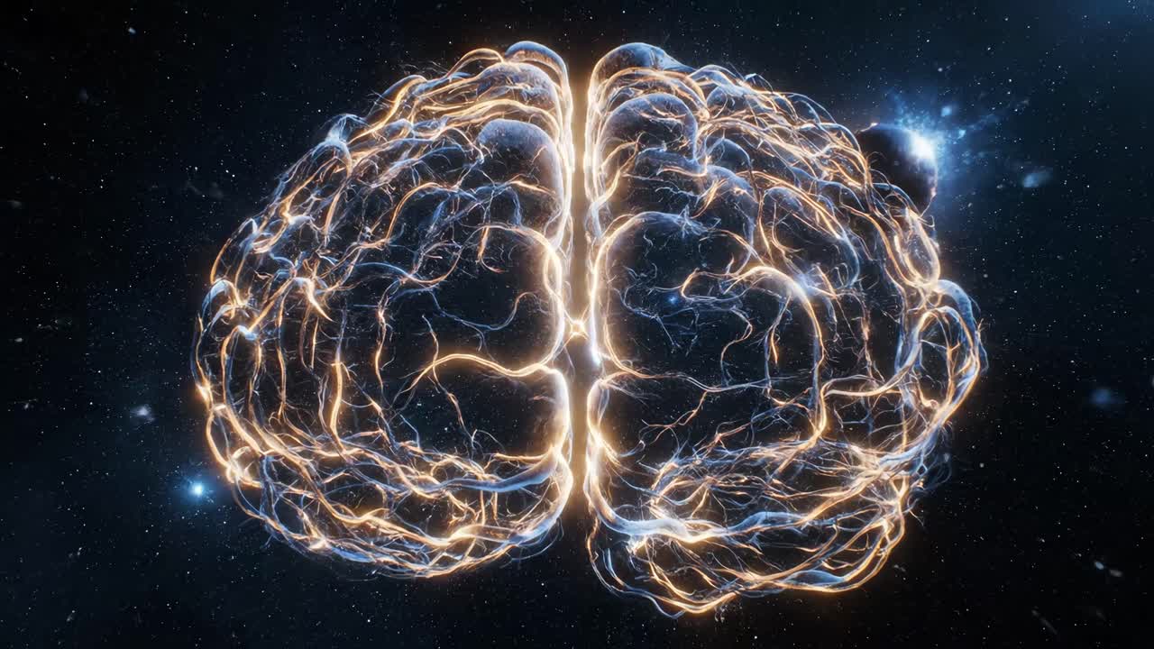 Abstract Brain Visualization in Space