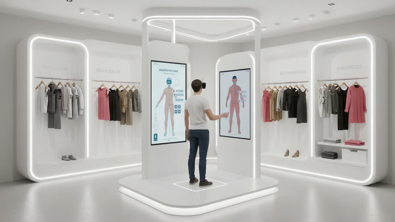 A Virtual Fitting Experience: Exploring Innovative Technology in Fashion Retail with Interactive Digital Displays for Personalized Shopping