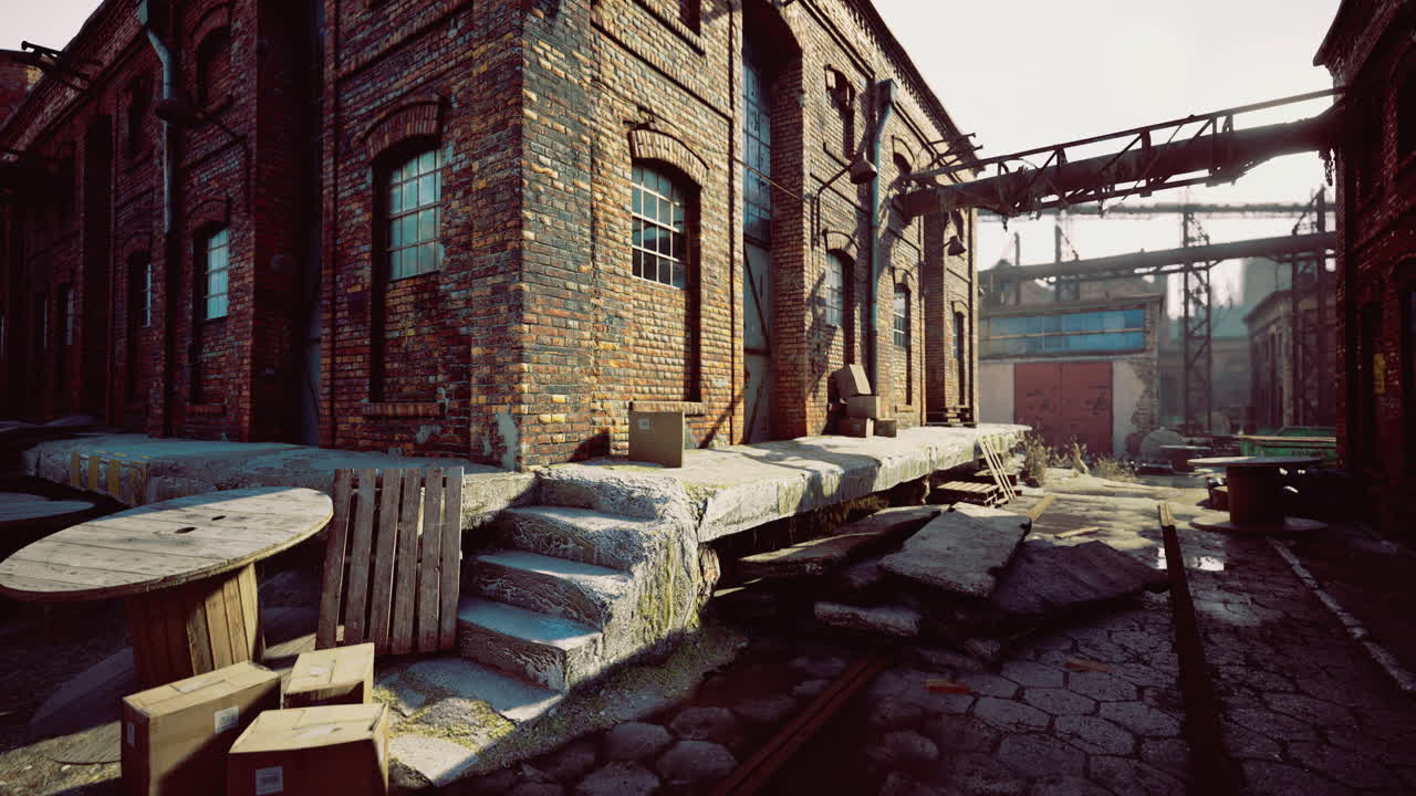 Exploring the abandoned industrial site filled with hidden stories and charm