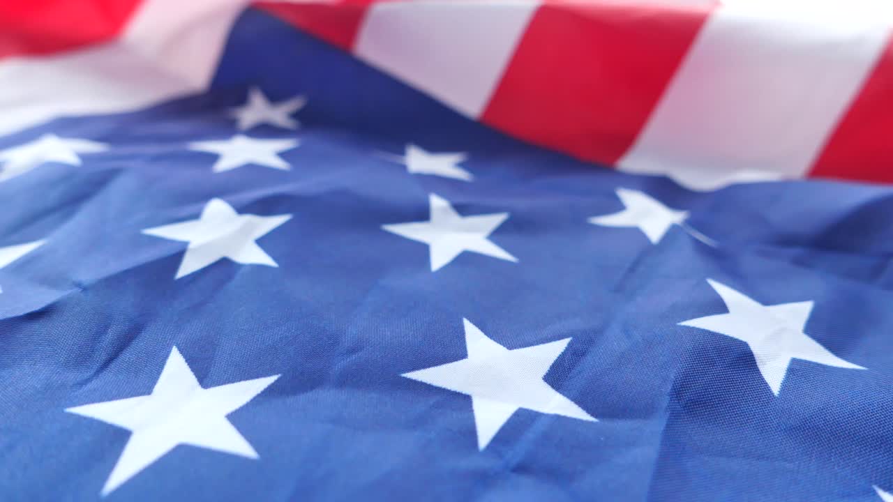 Bandiera americana da vicino