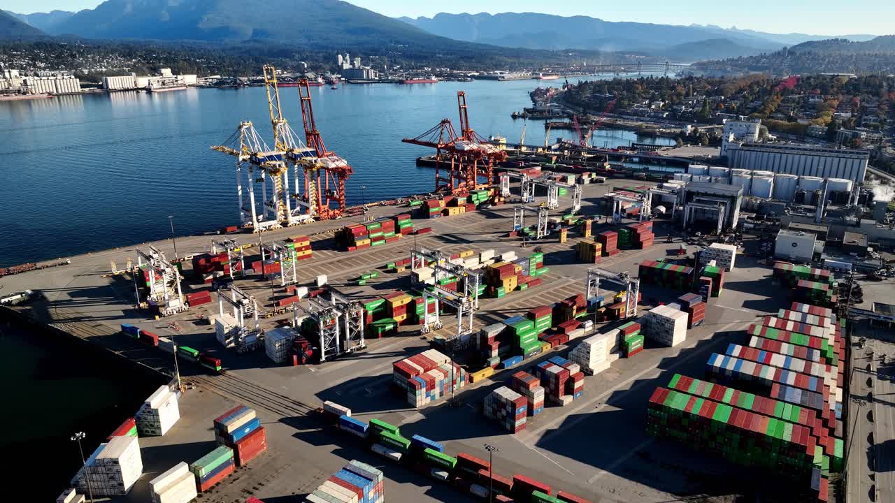 GCT Vanterm Container Terminal in Vancouver, Canada