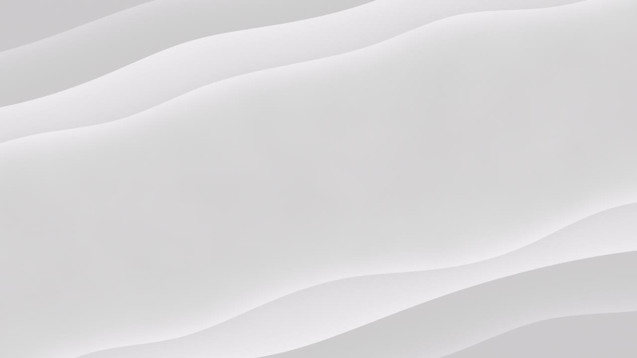 líneas curvas blancas y grises gradiente bucle sin costuras animación de renderización 3d