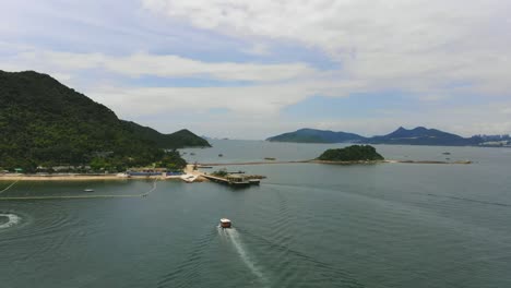 Imágenes-De-Drones-De-Una-Isla-A-Las-Afueras-De-Hong-Kong