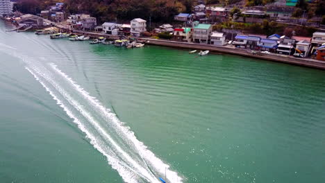 Aerial-Shot-of-Bizen-Hinase,-Okayama,-Japan.,