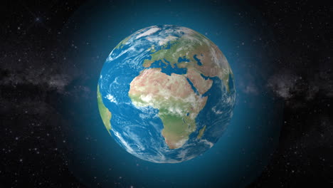 cinematic video background showcases realistic globe rotating, zooming in on chad country | realistic earth rotating and zooming in on chad country video background in 4k