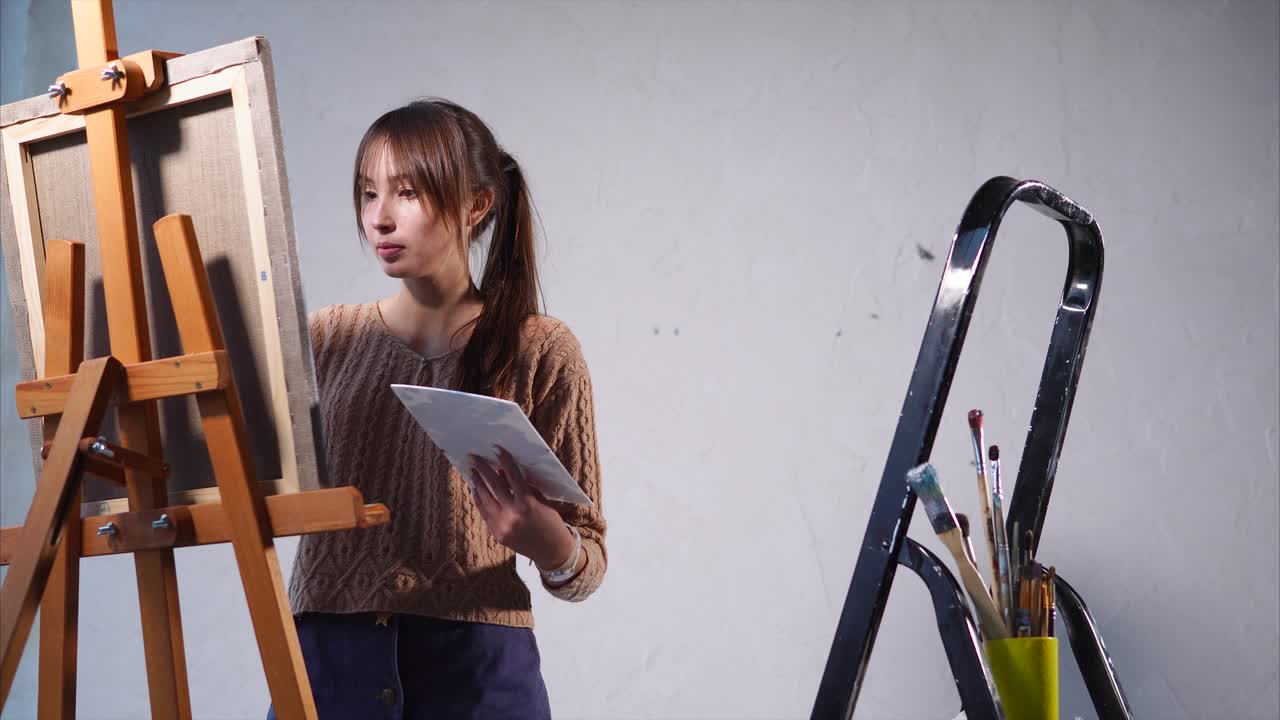 초상화를 그리는 여자