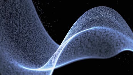 abstract glowing wave