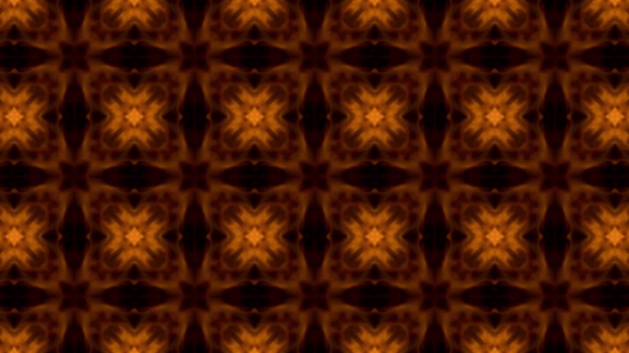Kaleidoscopic video background. Geometrical psychedelic kaleidoscope background. 4K Psychedelic Kaleidoscope Geometric loop rotation. For VJ DJ stage loop, yoga art therapist background, fashion intro