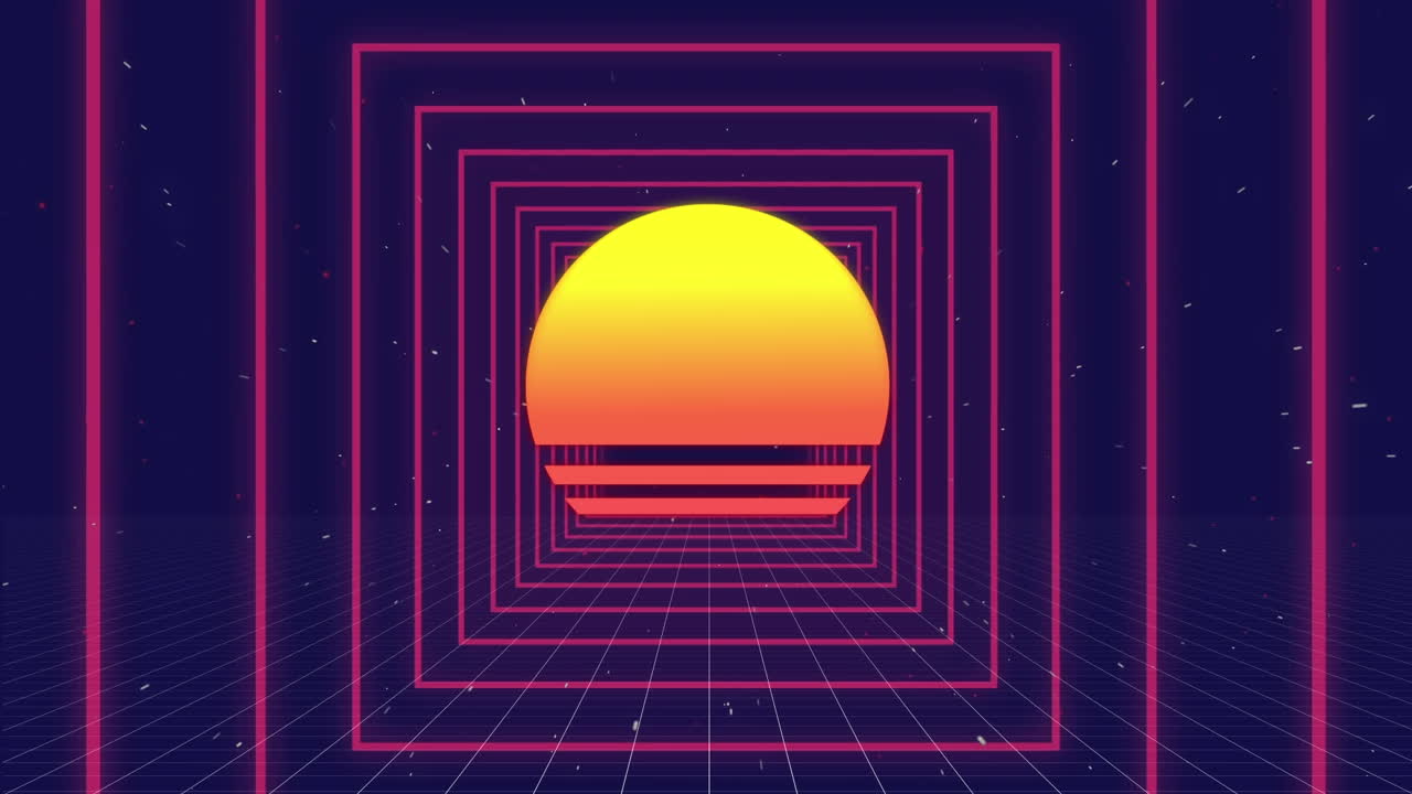 디지털 태양과 미래의 사각형