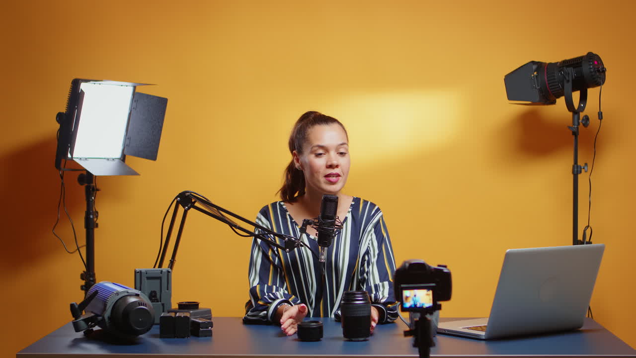 온라인 블로거의 카메라 렌즈 비교