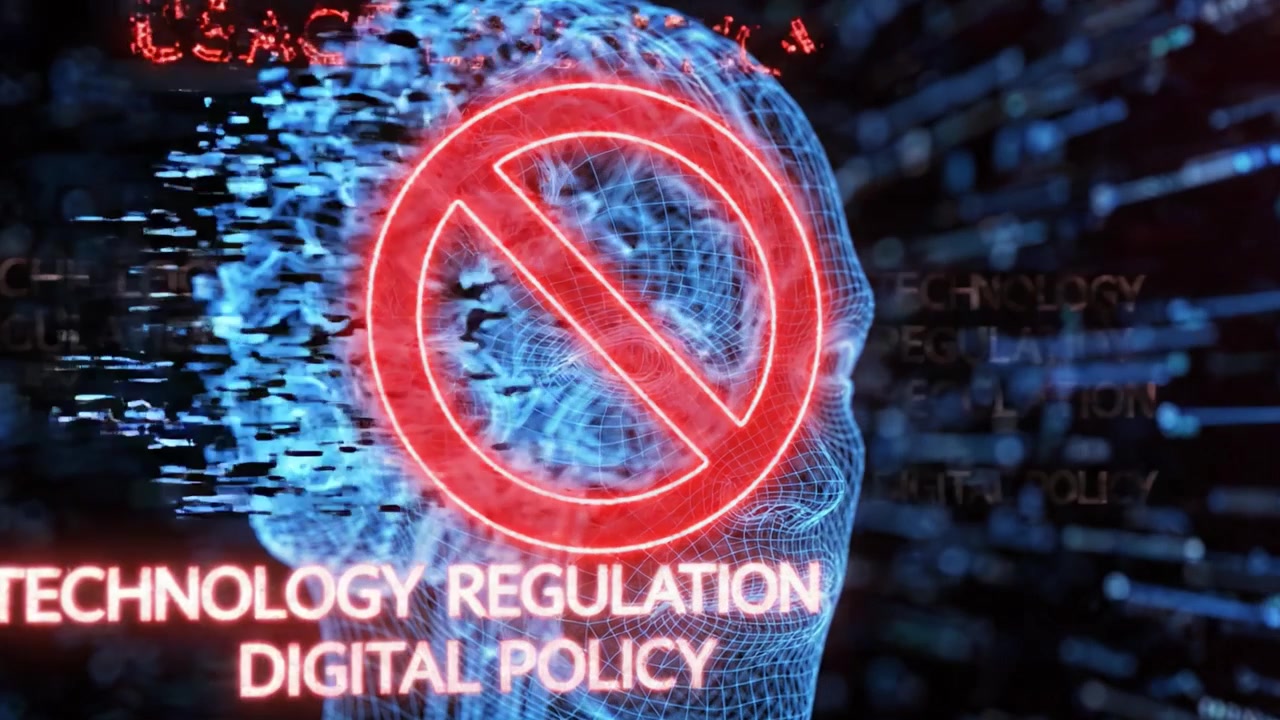 Exploring the Intersection of Artificial Intelligence and Digital Regulation: A Visual Journey Through Brain Imagery and Policy Representation