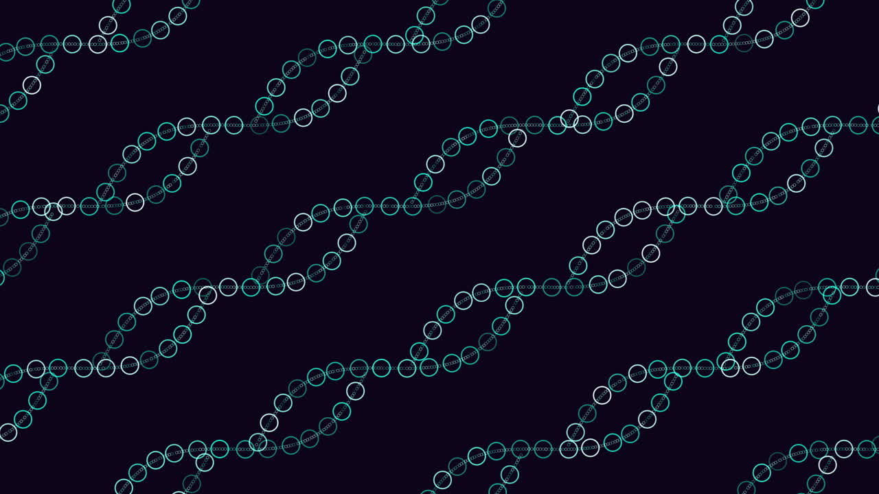 블랙 그라디언트에 무지개 반지와 함께 미래의 파동 패턴을 반복합니다.