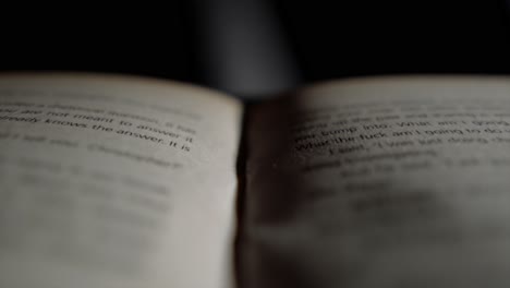 Close-up-macro-shot-of-a-book