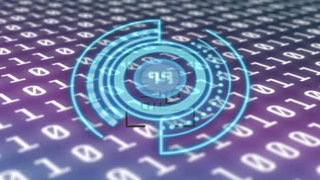 Animation-of-scope-scanning-with-numbers-and-binary-coding-processing
