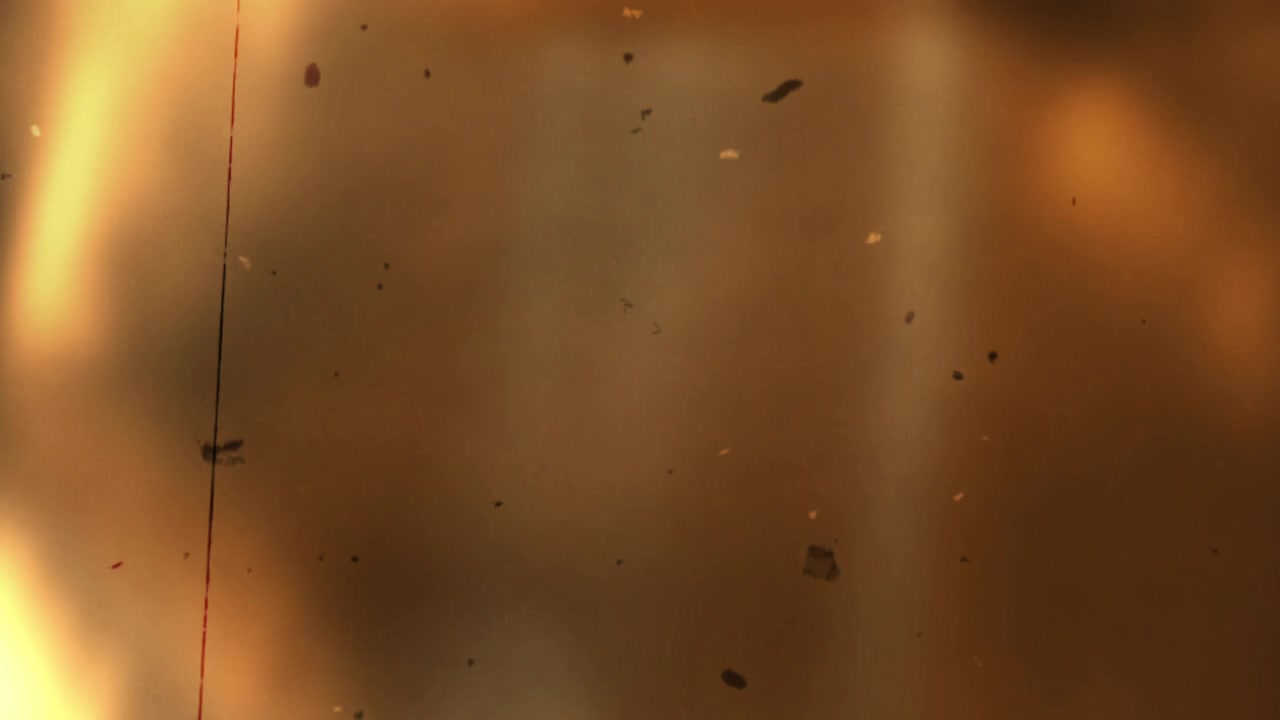Vintage Film Burn Overlay with Dust and Scratches