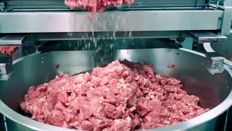 minced meat in food industry