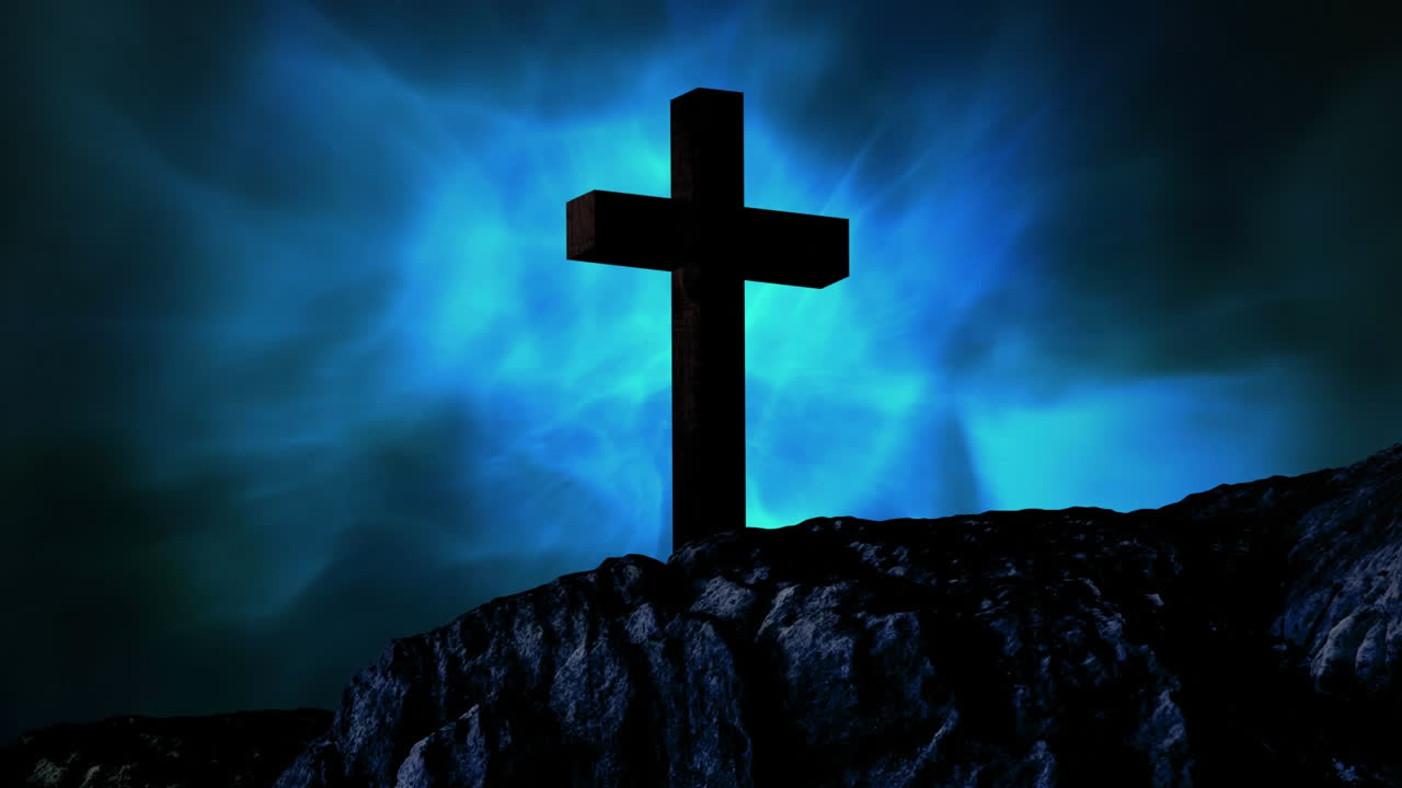 배경에 연기와 바위의 hds