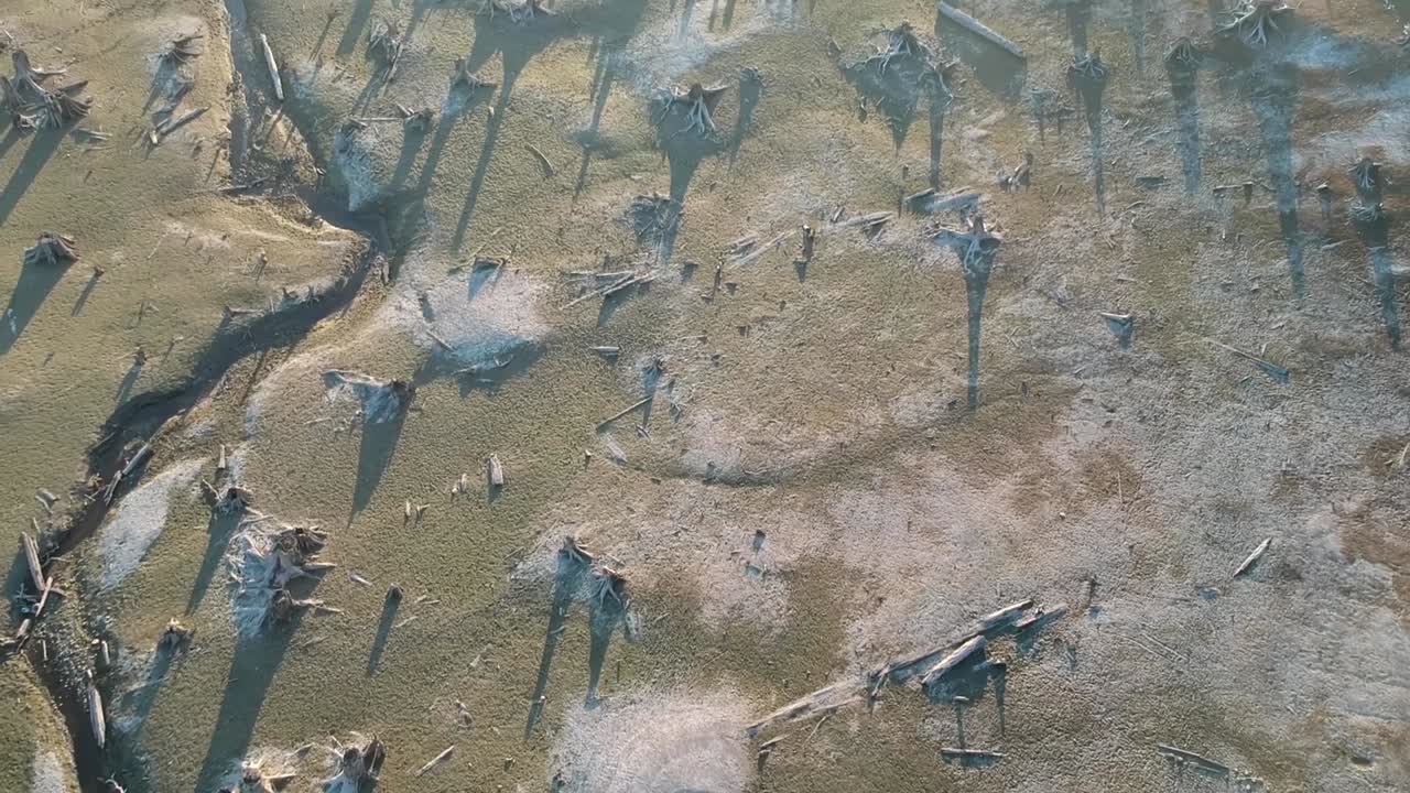 美國華盛頓州阿爾德湖 (alder lake) 的無人機拍攝