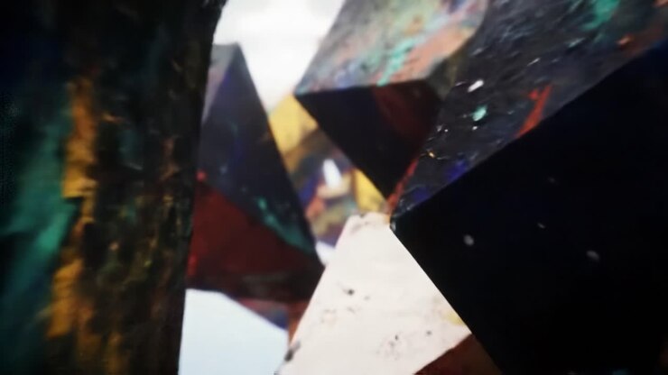 Abstraktes geometrisches Kunstwerk