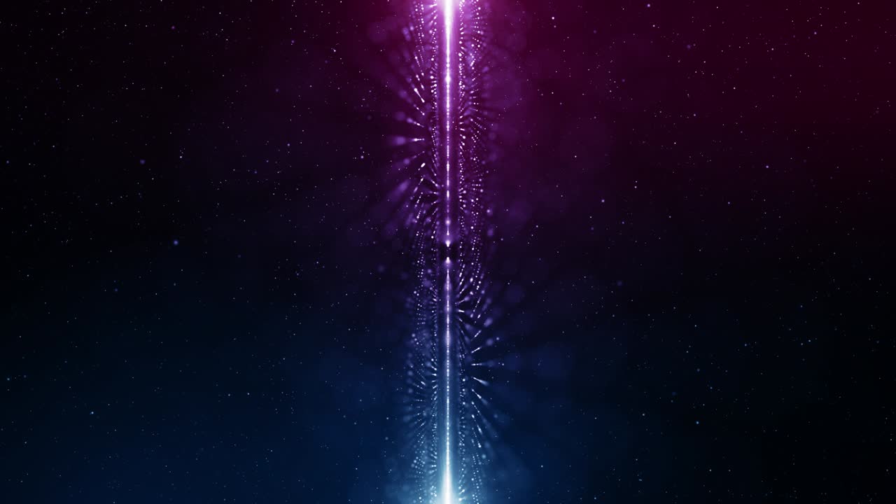 Particles blue pink event game trailer titles cinematic concert stage background loop