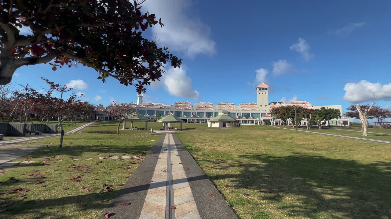 Okinawa Peace Memorial Park Museum Building Pathway