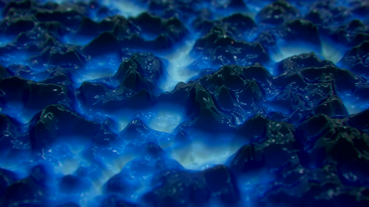 4k 추상 페로 플루이드