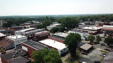 aerial 4k city of newton nc
