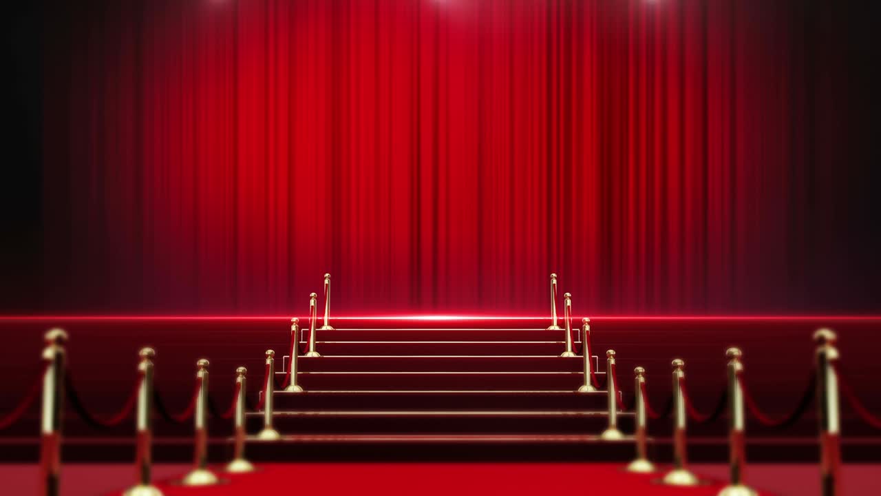 레드 카 무대 4k