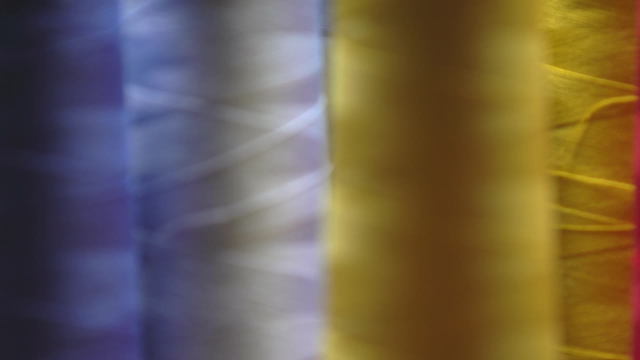 직물 및 직물 공장, 제조 산업 내부의 면실 매크로 샷