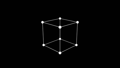 forma abstracta aislada en el canal alfa