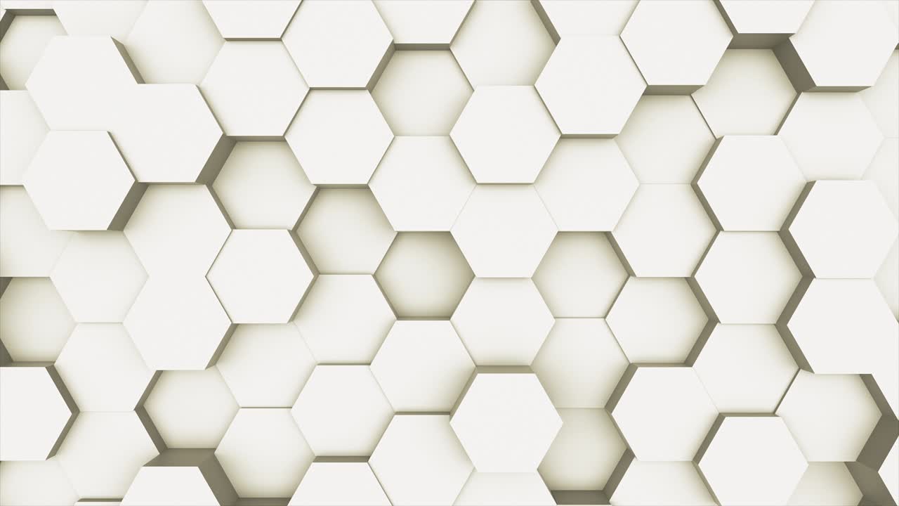 movimiento ondulante aleatorio fondo abstracto de hexágono