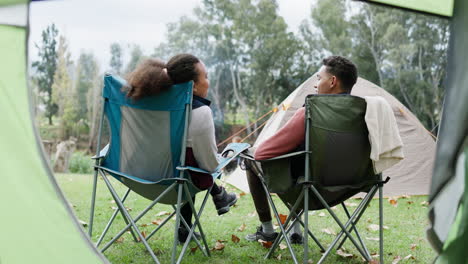 Zelten,-Entspannen-Oder-Paarcamping-In-Der-Natur-Im-Urlaub