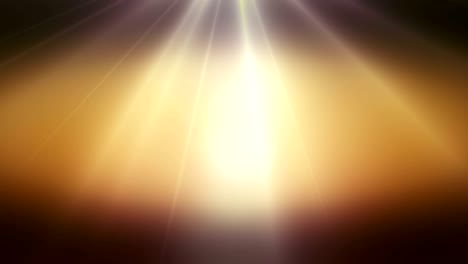 hermoso rayo de luz bokeh dorado en bucle de movimiento lento