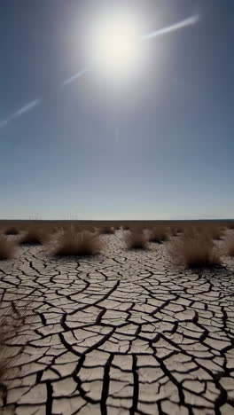 cracked earth landscape