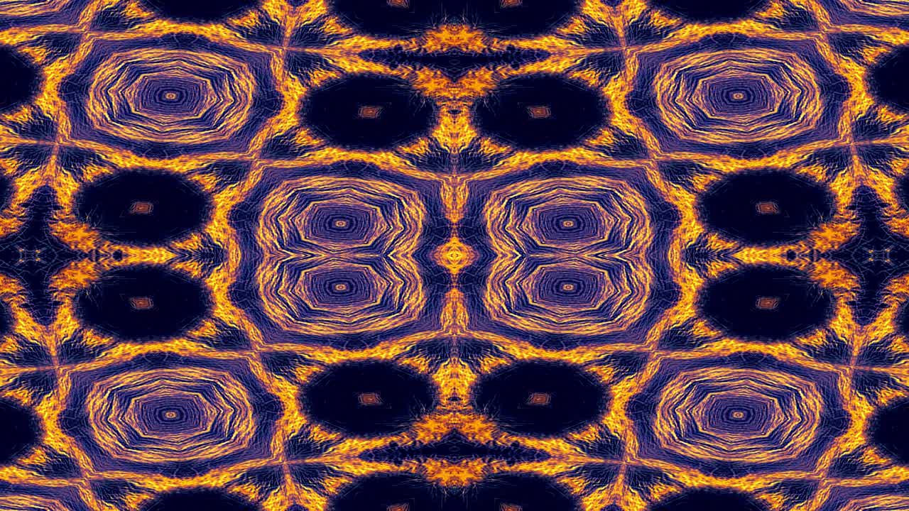 Abstract background animation based on leopard pattern